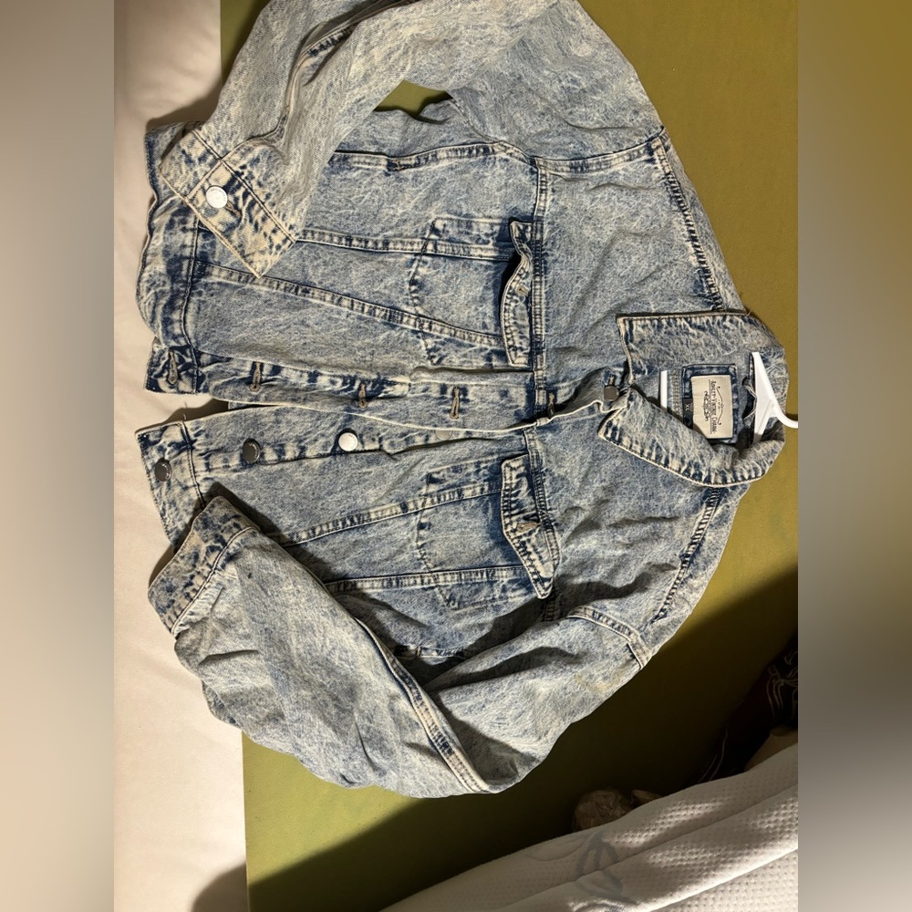Washed denim jacket